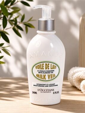 L'OCCITANE Milk Veil Almond Moisturizing Smoothing Body Milk 240ML